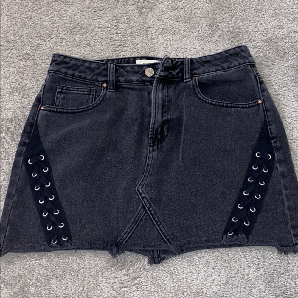 Pacsun Black Denim Skirt